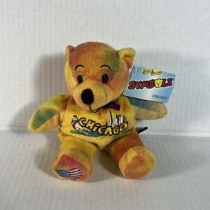 Symbolz Portland Tie Dye Beanie Plush Bear
